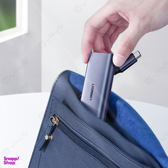 هاب 3 پورت Type C به USB 3.0 با پورت LAN یوگرین مدل CM252