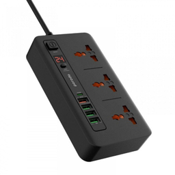 USB هاب و چندراهی برق پرودو مدل PD-FWCH013-BK