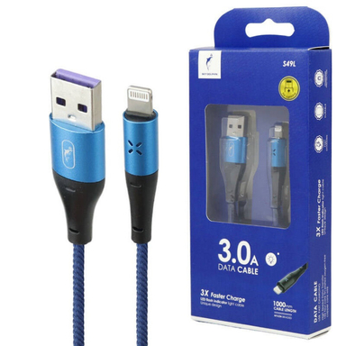 کابل USB به Lightning اسکای دلفین مدل S49L 3A طول ۱ متر