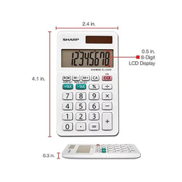 ماشین حساب شارپ مدل EL-334WB
