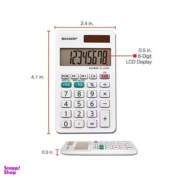 ماشین حساب شارپ مدل EL-334WB