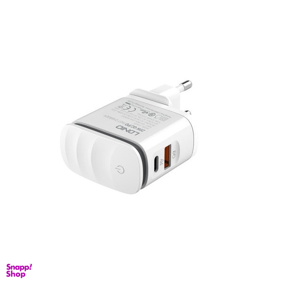 شارژر دیواری گوشی موبایل الدینیو مدل A2423C به همراه کابل USB-C