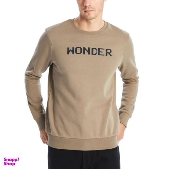 سویشرت مردانه ال سی وایکیکی مدل Wonder رنگ نسکافه ای