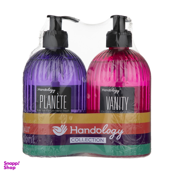 مایع دستشویی هندولوژی مدل planete vanity حجم 470 میلی لیتر مجموعه 2 عددی