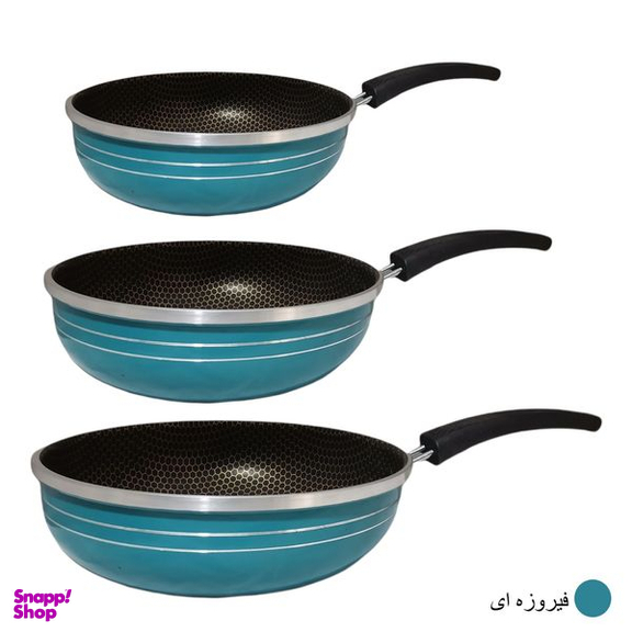 سرویس ماهیتابه گرانیتی کد M1G بسته 3 عددی