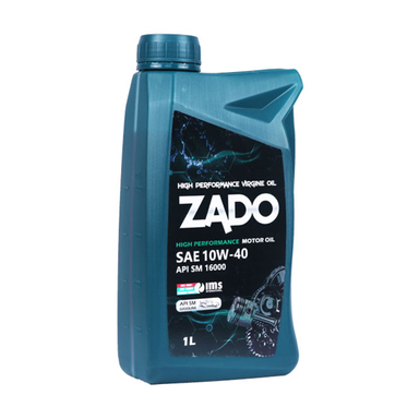 روغن موتور خودرو زادو مدل SAE 10W40-16000-SM حجم 1 لیتر
