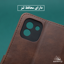 کیف کلاسوری دیامانته مدل Scusa Bk مناسب گوشی موبایل سامسونگ Galaxy A22 5G به همراه بند آویز