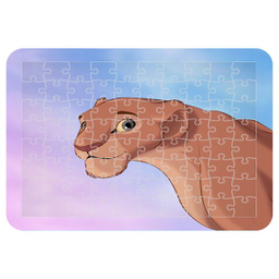 پازل 54 تکه اطلس آبی طرح کارتون شیر شاه مدل P1514