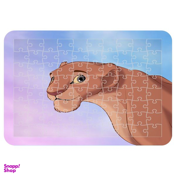 پازل 54 تکه اطلس آبی طرح کارتون شیر شاه مدل P1514