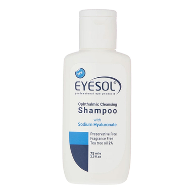 شامپو شستشو پلک و مژه آیسول مدل Ophthalmic حجم 75 میلی لیتر