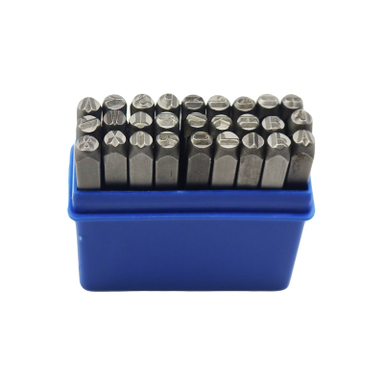 سنبه حروف تندیس مدل YP-4MM مجموعه 27 عددی