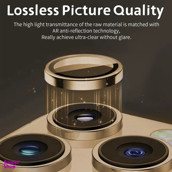 محافظ لنز دوربین بوف مدل HD-ColorLenz مناسب برای گوشی موبایل اپل Iphone 15 Pro Max / 15 Pro