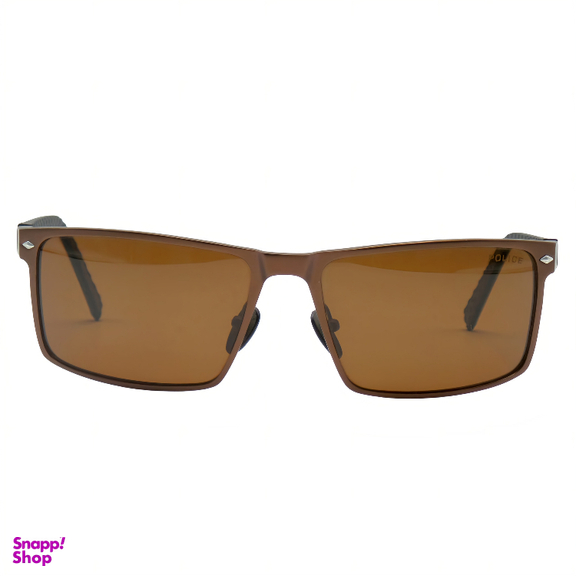 عینک آفتابی مردانه پلیس مدل ویفرر POLICE XD476 رنگ قهوه ای