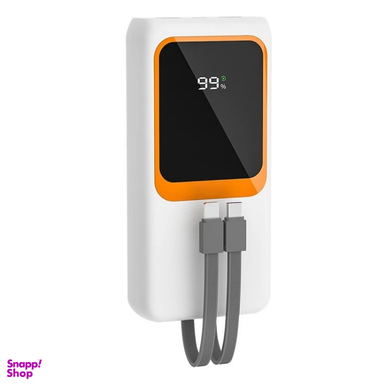 پاوربانک پی زد ایکس مدل V27 Fast Charging 22.5W Cabled ظرفیت 20000 میلی آمپر ساعت