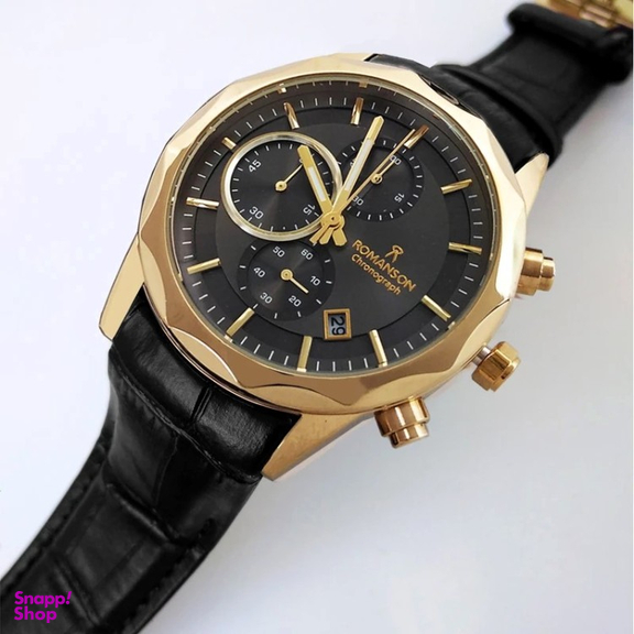 ساعت مچی عقربه ای مردانه رومانسون کد 2085BK-GD