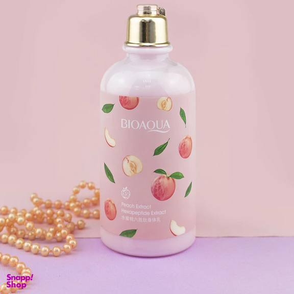 لوسیون بدن بایوآکوا مدل هلو حجم 250 میلی لیتر