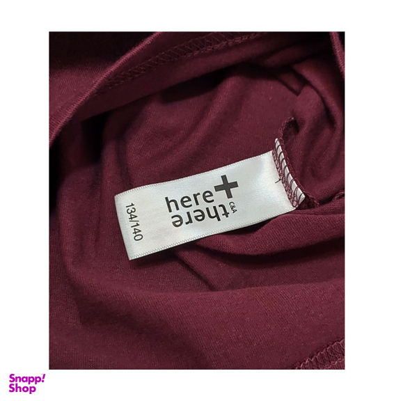 تیشرت آستین بلند پسرانه سی اند ای کد 5976 رنگ زرشکی