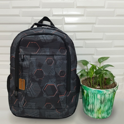 کیف مدرسه رسپینا اسپرت طرح شش ضلعی مدل hexagon با جامدادی