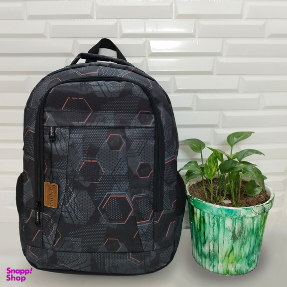 کیف مدرسه رسپینا اسپرت طرح شش ضلعی مدل hexagon با جامدادی