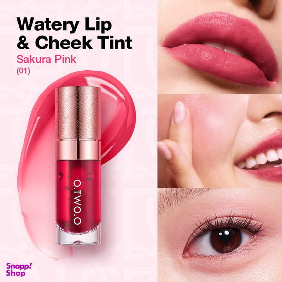 تینت لب و گونه او تو او شماره 01Sakura Pink