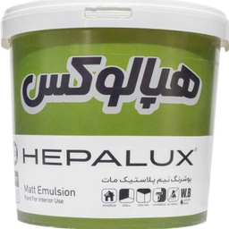 رنگ نیم پلاستیک سفید هپالوکس کد 923 وزن 25 کیلوگرم