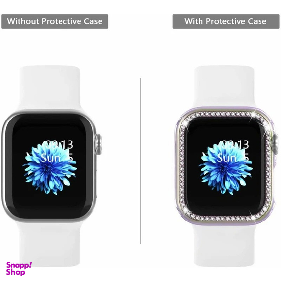 کاور اپیکوی مدل Diamond Cover Apple Watch مناسب برای اپل واچ سری 10 سایز 46 میلی متری