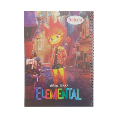 دفتر مشق 50 برگ رهام طرح Elemental