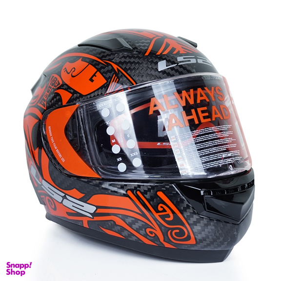 کلاه کاسکت ال اس تو مدل FF801 Scorpion Black Red به همراه کاور