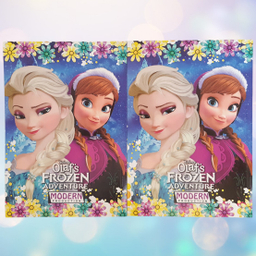 دفتر مشق 50 برگ مدرن مدل طرح برجسته اکلیلی کد 127 مجموعه 2 عددی