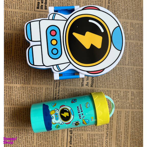 ظرف غذا کودک طرح فضانورد مجموعه 3 عددی