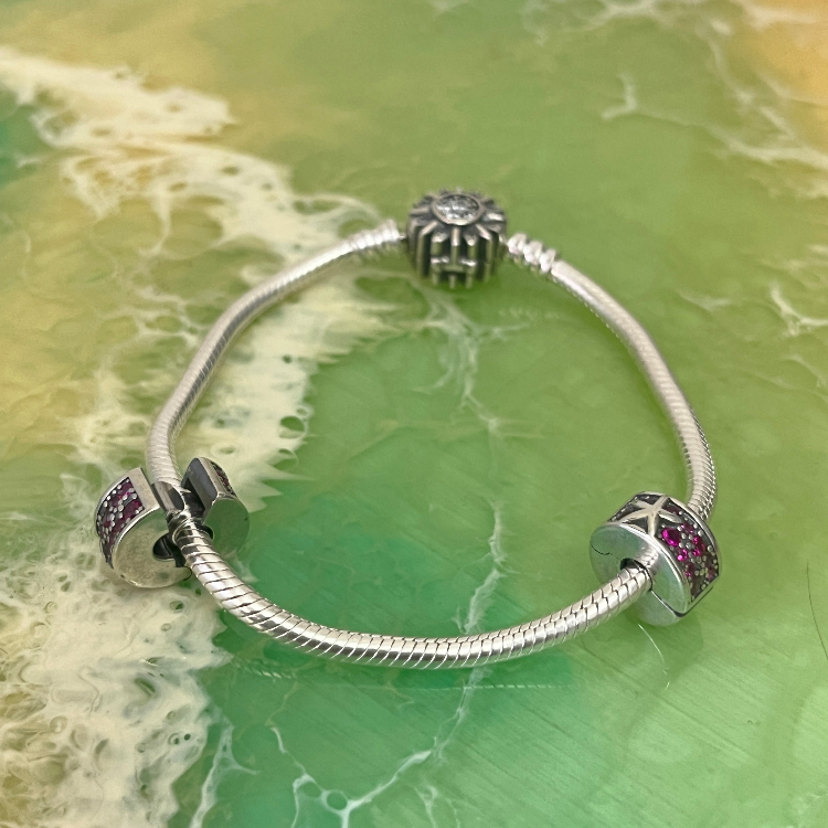 آویز نقره زنانه پاندورا طرح ستاره دریایی کد 65280