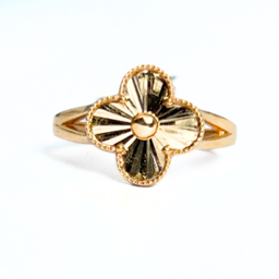 انگشتر طلا 18 عیار زنانه مدل ونکلیف کد 007 سایز 56