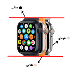 ساعت هوشمند ورنا مدل W45 max به همراه 7 بند