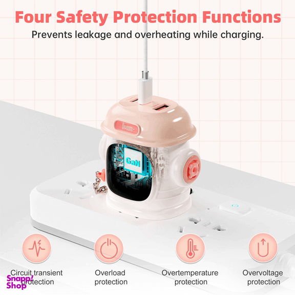 شارژر پیکسلی دیووم مدل DIPOW-65W