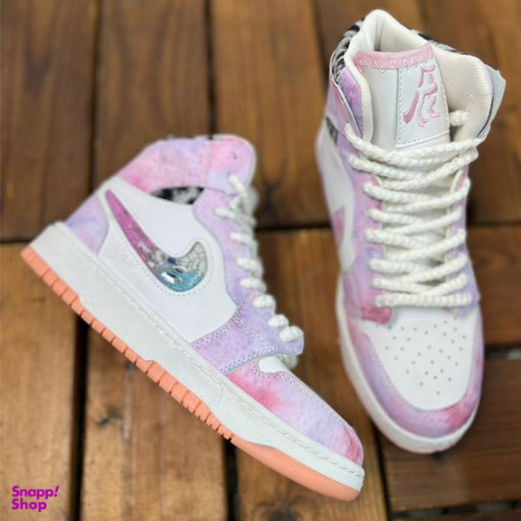 کتانی زنانه طرح نایک مدل دراگون کد 1246 رنگ صورتی