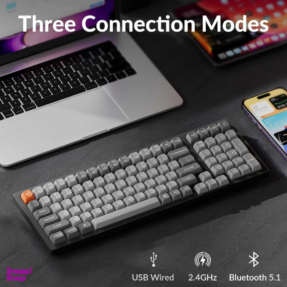 کیبورد مخصوص بازی کیکرون مدل K4 Max RGB Red Switch