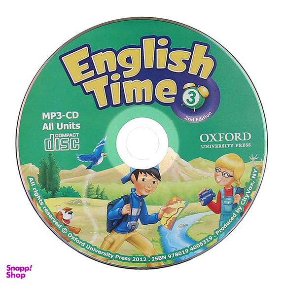 کتاب English Time 3 2nd اثر Susan Rivers and Setsuko Toyama انتشارات OXFORD به همراه سی دی