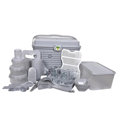 سبد پیک نیک مدل صحرا مجموعه 98 پارچه