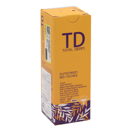 کرم ضد آفتاب رنگی توتال درم SPF50 مدل 2 مناسب پوست چرب حجم 50 میلی‌لیتر