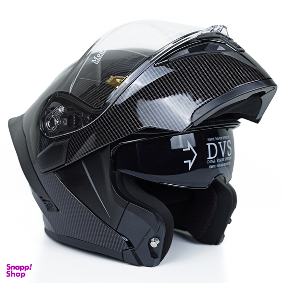 کلاه کاسکت فک متحرک کایک مدل 772 Carbon Fibr Pattern به همراه کاور
