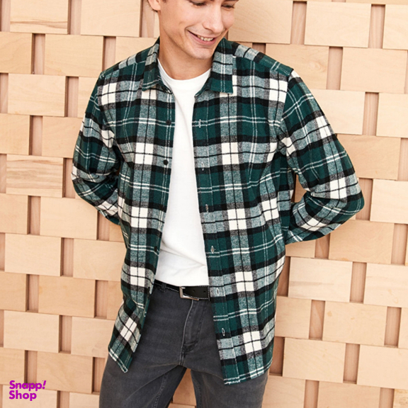 پیراهن آستین بلند مردانه ال سی وایکیکی مدل charpo0