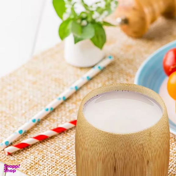 لیوان چوبی بامبو مدل سزار کد 160