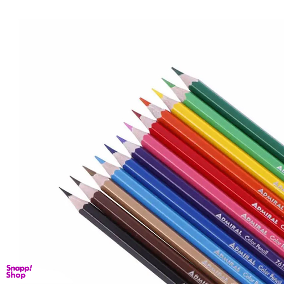 مداد رنگی 12 رنگ آدمیرال مدل Fish