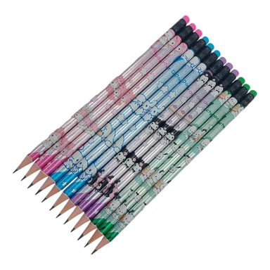 مداد مشکی طرح کرومی و دوستان کد MMKF12 بسته 12 عددی