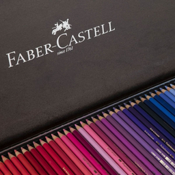 مداد پلی کروم 120 رنگ جعبه فلزی فابرکستل (Faber-Castell)