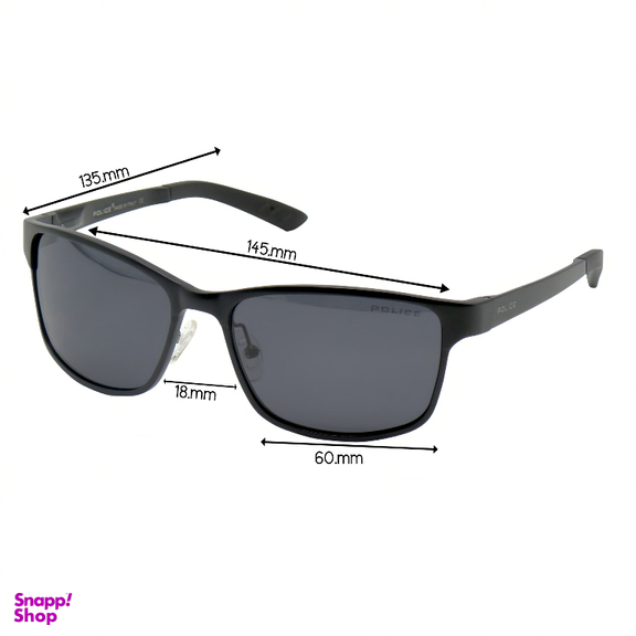 عینک آفتابی مردانه پلیس مدل ویفرر POLICE 8508 رنگ مشکی