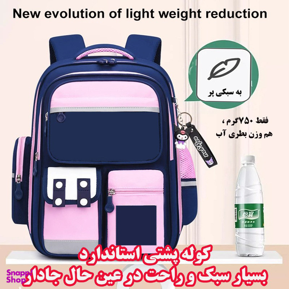 کوله پشتی مدرسه مدل چهار دکمه کد PINA