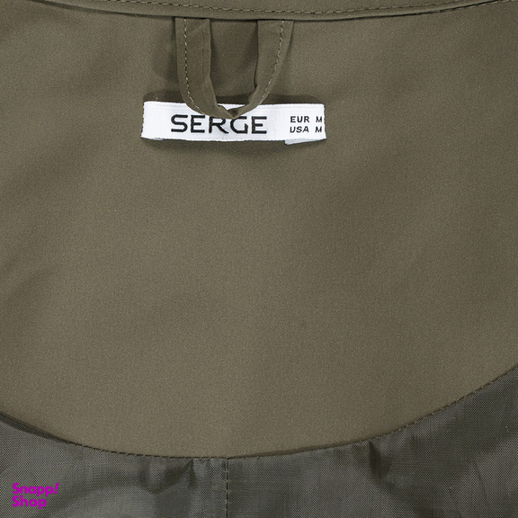 بارانی زنانه سرژه مدل 228152 رنگ سبز