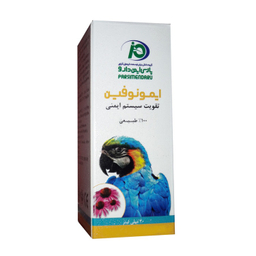 قطره طبیعی ایمونوفین پارس ایمن دارو مدل تقویت سیستم ایمنی پرندگان کد 87121 حجم 30 میلی‌ لیتر