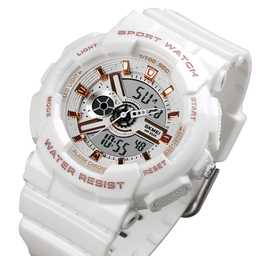 ساعت مچی عقربه ای اسکمی مدل 1689 رنگ سفید